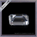 Precio de consulta 10 * 14mm Clear White Emerald Cut Moissanite Diamond